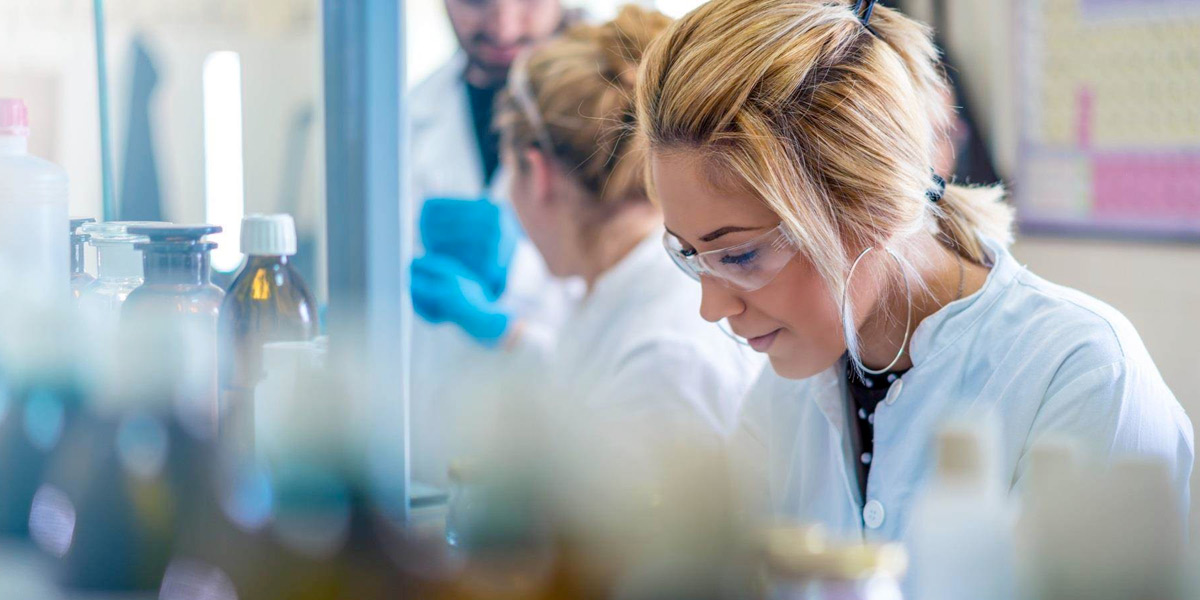 Woman in Lab
